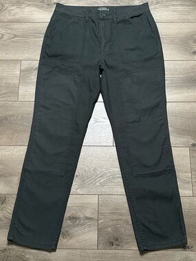 REI Trailsmith High Rise Stretch Canvas Straight Leg Hiking Work Pants Size 12